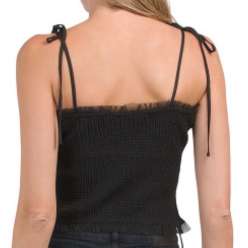ENDLESS ROSE Tulle Strap Top - Picture 4 of 11